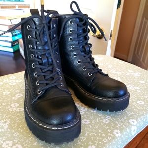 Sincerely Jules Harley Platform Combat Boots